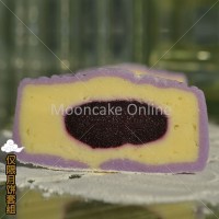 奶油芝士蓝莓冰皮月饼 Cream Cheese with Blueberry Jelly Snow Skin Mooncake