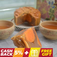榴莲飄香 Durian Lotus Paste Mooncake with 1 Yolk [4 pieces]