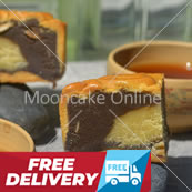 芝麻绿豆 Sesame and Mungbean Paste Mooncake