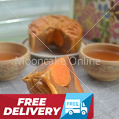 榴莲飄香 Durian Lotus Paste Mooncake with 1 Yolk [12 pieces] [FREE DELIVERY]