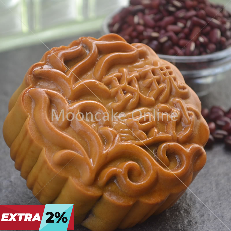玫瑰豆沙 Red Bean Paste Mooncake 